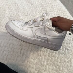 Nike All-White Low-Top Sneakers